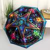 1PC Mystic Mandala Automatic Open/close, All-Season Portable Folding Umbrella for Women & Men Yy250919177