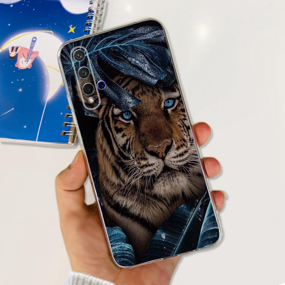 For Huawei Honor 20 Case YAL-L21 YAL-AL00 Luxury Painted Cover Soft Silicone Phone Case For Huawei Nova 5T Nova5T Honor20 Bumper