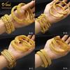 Alloy Spring Indian Gold-Plated Hollow Jewelry Set: Women's Bracelet Ring Bridal Accessories