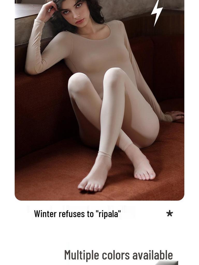 Dam Höst/Vinter Ultratunt Fuktgivande Underställsset: Varma underkläder, Hudförskönande topp och byxor