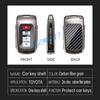 Metal Carbon Fiber Car Key Fob Case Cover Keychain For Toyota Highlander Avalon Camry Rav4 4Runner Tundra Sequoia Kluger