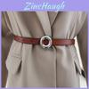 Ladies Leather Belt With Alloy Buckle For Fashion Casual And Office Style