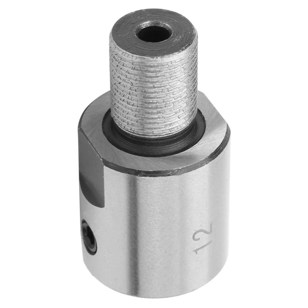 M14x1 Gewinde Futter Verbindungsstange Kohlenstoffstahl 12mm Wellendurchmesser / 6mm Wellendurchmesser Mini-Drehmaschine Maschinenteile