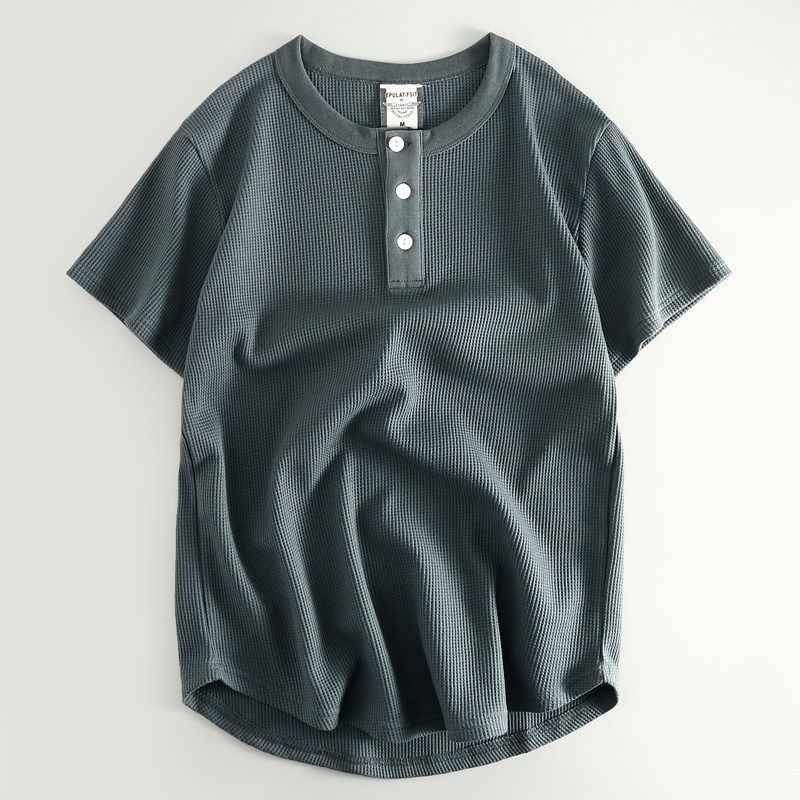 Big Brand Cut the Tag Off Export Overplus Order Clearance Summer Pure Cotton Knitted Short Sleeve T-shirt Withdraw from Cupboard Original Orders