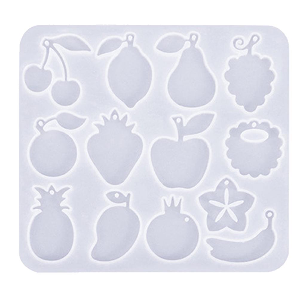 Earrings Silicone Molds Crafting Tools Silicone Pendant Moulds Keychain Mold Perfect Gift for Jewelry Making Enthusiasts