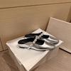 Square-toed Shoes Rhinestone Flat-bottomed Flip-flops Women's Sandals