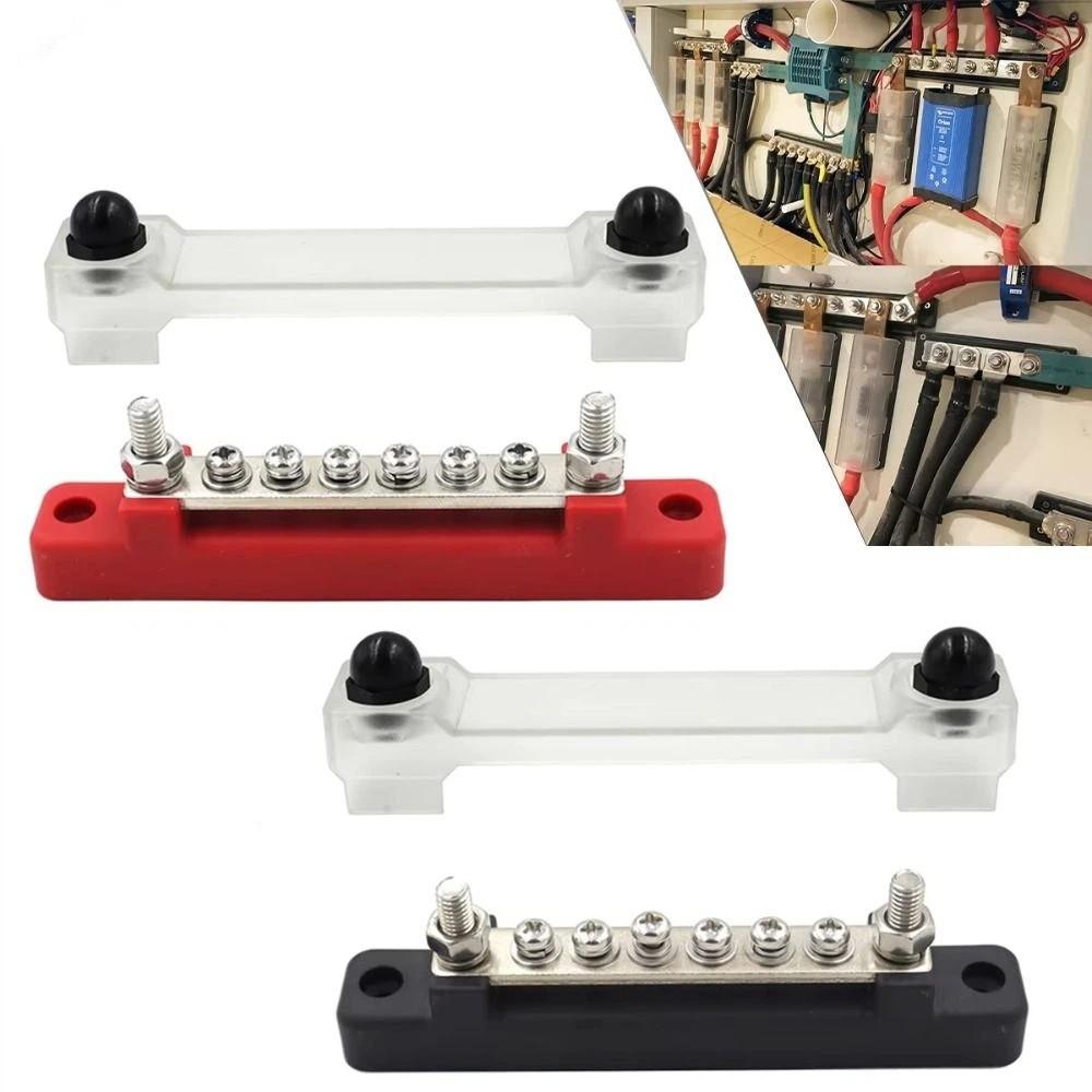 12V Power Distribution Block Waterproof Terminal Block Power Distribution Bus Bar Camper