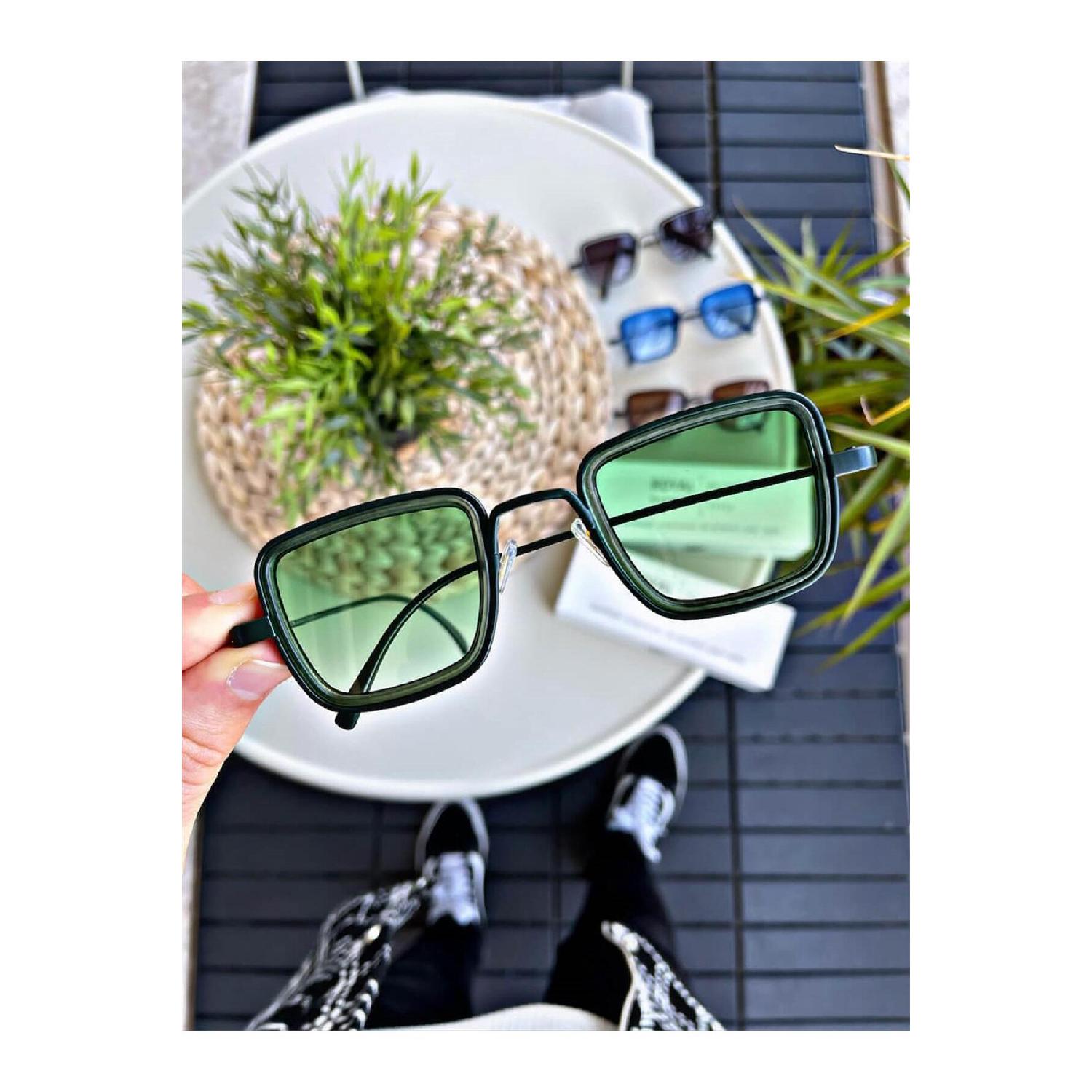 

Royal Eyewear Yw657-зеленые солнцезащитные очки унисекс чистый