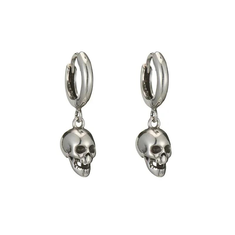 Vintage Simple Small Hoop Earrings Stainless Steel Hypoallergenic Earrings for Men Women Cool Indian Boho Jewelry