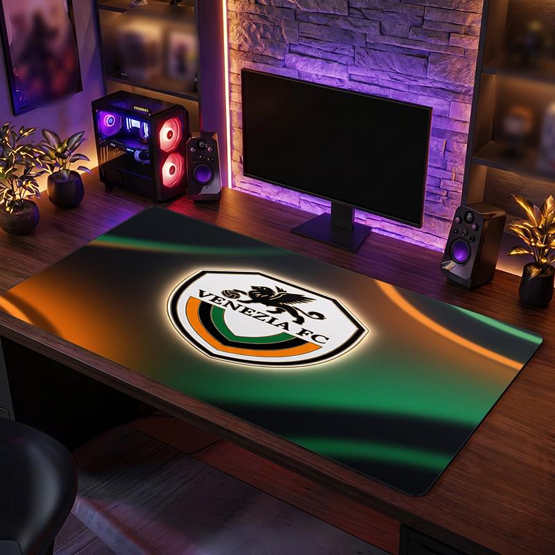 Venezia FC Football Print Large Mouse Pad, Anti-Slip Extended Gaming Desk Mat for Office Home