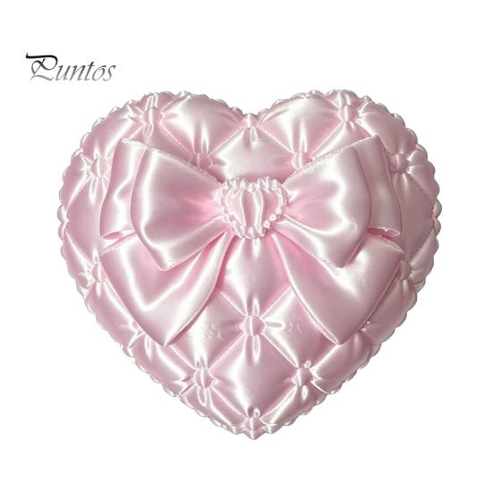 Desktop Jewelry Organizer 3D Print Heart Storage Box, with Satin Simulation Texture, Bow Anti-tangle Design Macaron Organizer, Portable for Necklaces