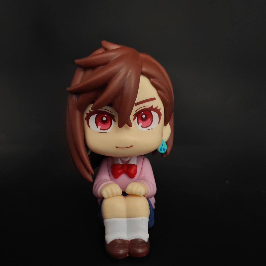 Cartoon Q Version Dandadan Okarun Momo Ayase Series Desktop Model Ornament Toys Window Display Collectible Periphery Fun Gifts