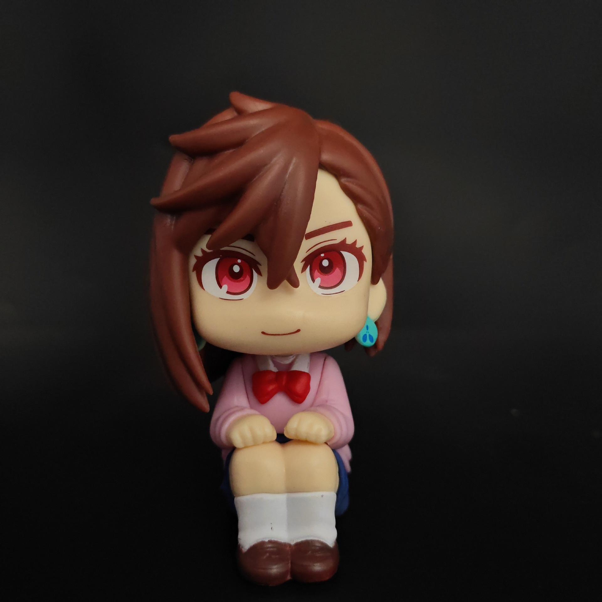 Cartoon Q Versie Dandadan Okarun Momo Ayase Serie Desktop Model Ornament Speelgoed Raamdisplay Verzamelaar Randapparatuur Leuke Cadeaus NO BOX