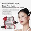 Hypochlorous Acid Rice Peel Shot-Duo For Face Body Gentle Exfoliating Serum for Dead Skin Cells Pore Care Blackheads Excess Sebum Control
