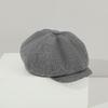 Bud Cotton Fashion Forward Hat Women's New Children's Octagonal Hat Foreign Style Baby Woolen Material Plain Autumn and Winter Girl