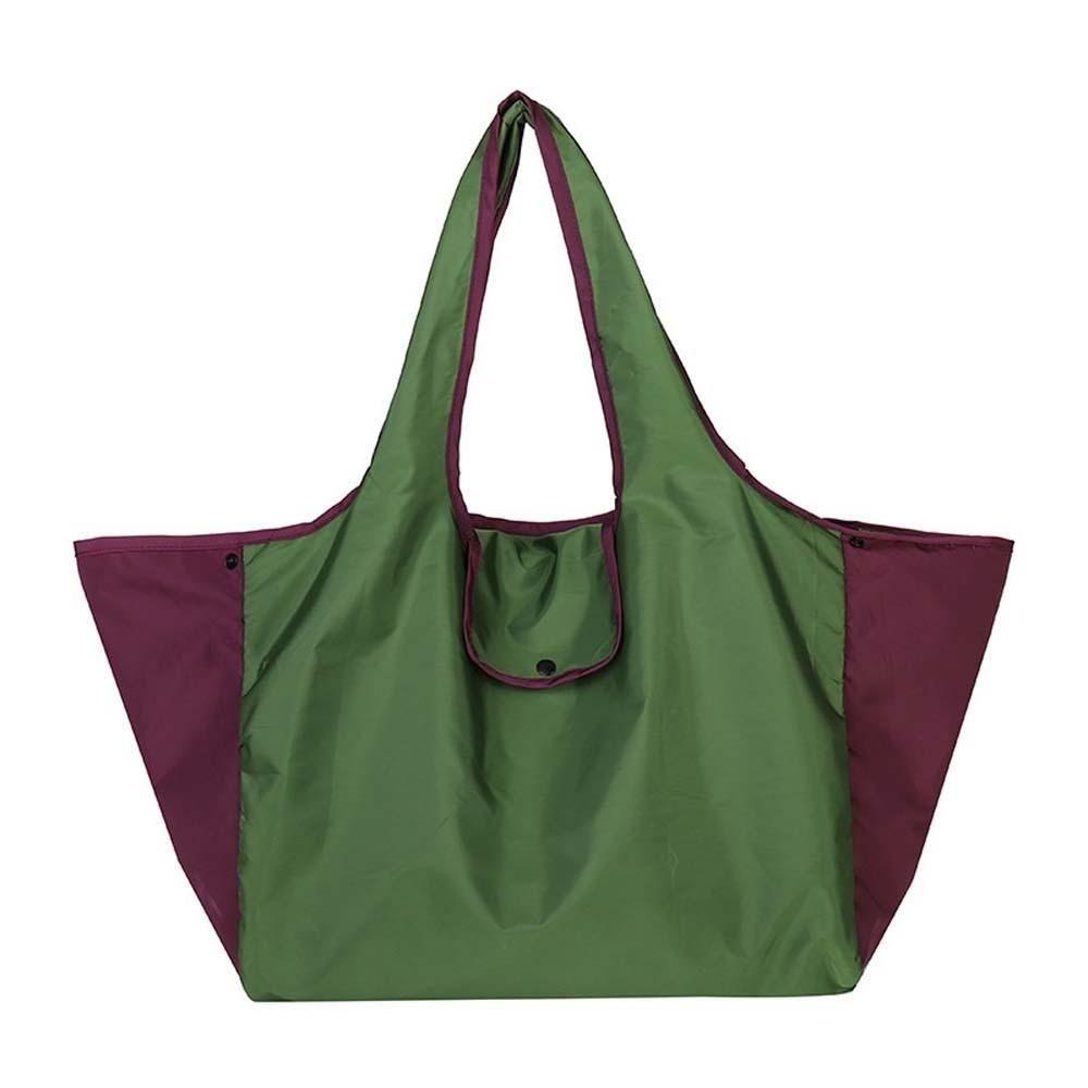 Multi-functional Foldable Shopping Pouch Portable Polyester Eco-friendly Tote Bag Mini Anti-splash Water зелёный