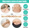 Cross-Border Full Body Massage Stick Set - Includes Waist, Neck, Spine, Back, Shoulder, Leg Roller & Gua Sha for Fitness