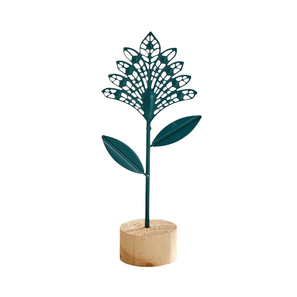 Sunflower Leaves Butterfly Ginkgo Leaf Ornament Hollow Out Metal Art Ornaments Table Top Ornament
