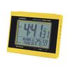Radio-réveil numérique CASIO, double alarme, affichage de la température et de l'humidité, affichage du calendrier, jaune, DQD-5000J-9JF