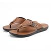 Summer New Men's Flip-flops Hollow Breathable Outdoor Beach Shoes Non-slip Soft-soled Cool Slippers Men's Shoes 878