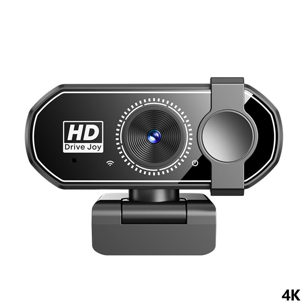 USB Plug & Play 1080P/2K/4K HD Webcam for Laptop & Desktop Auto-Focus Streaming Camera for Online Classes/Live Video