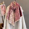 Women Winter Scarf Cashmere Pashmina Shawls and Wraps Bufandas Floral Print Warm Thick Scarves Blanket for Lady  Newpe
