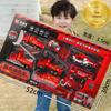 Free Shipping Pull-Back Construction & Firefighting Vehicle Toy Set for Boys - Ideal Gifts for Kindergarten Students