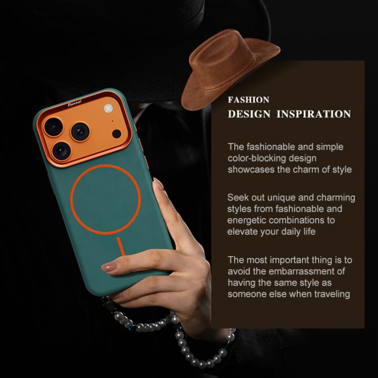 Elephant Leather Full Coverage Magnetic Microfiber Leather PC Phone Case