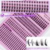 16Rows Bottom Lashes(6-7Mm) And Spikes(15-21Mm) Mix Diy Eyelash Extension Wispy Individual Lash Spikes Clusters Diy Lashes Tools