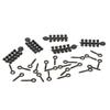 Strong Hold 50pcs Hook Stops Beads Carp Stopper with Boilies Bait Screw Peg