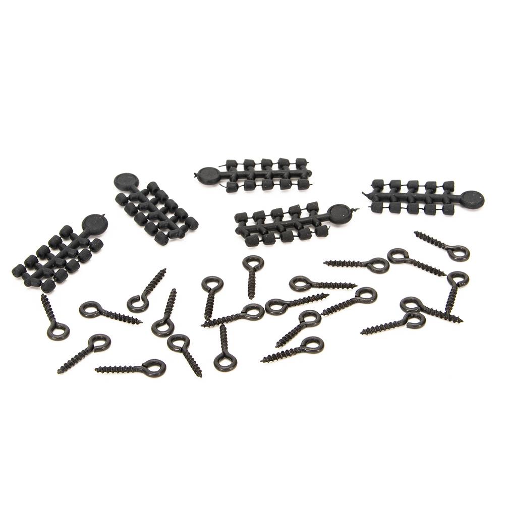 Strong Hold 50pcs Hook Stops Beads Carp Stopper with Boilies Bait Screw Peg