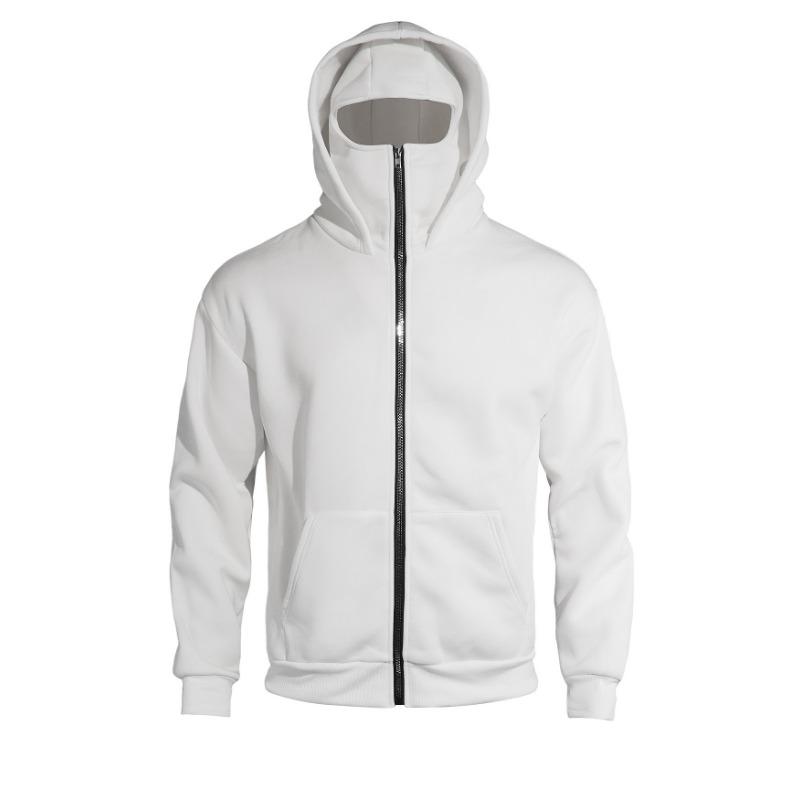 Frühling Herbst Design Doppellagiges Kapuzen-Reißverschluss-Sweatshirt Locker Street Tasche Jacke Herren Mode Paare