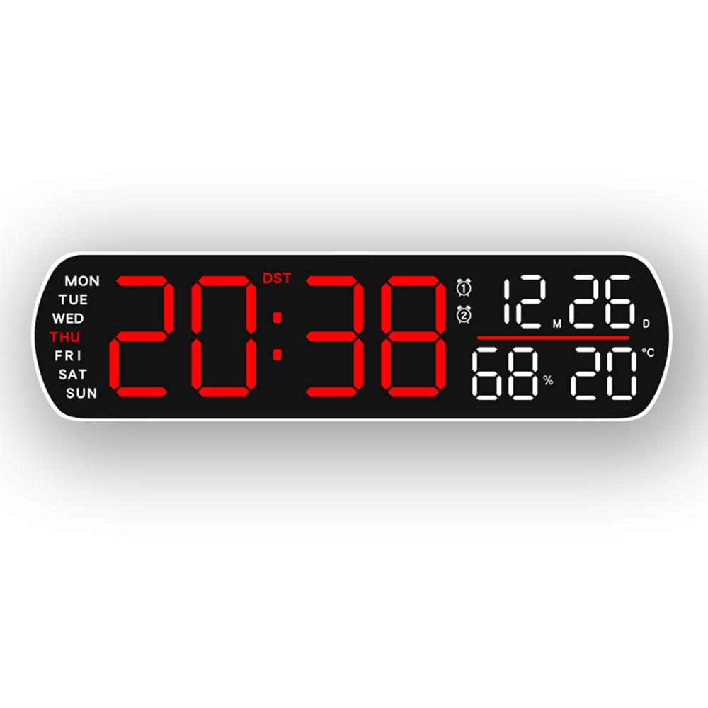 5512 LED Digital Alarm Clock Multi Function Time Temperature Date Display Electronic Clock