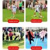 Hopscotch Ring Game with 10 Rings and 15 Connectors for Indoor Outdoor, Hopscotch Outdoor Game, Fun Playground Toy