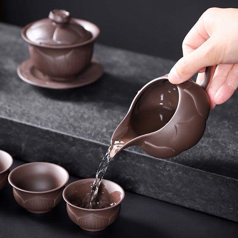 Qiuqiao Purple Clay Kung Fu Tea Set