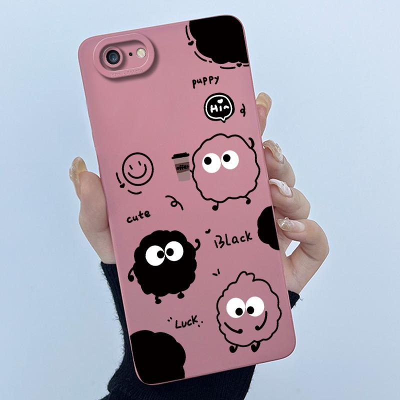 

For iPhone SE 2022 Case For iPhone SE 2022 2020 6 6S 7 8 Plus Cartoon Cover Shockproof Soft TPU Liquid Silicone Phone Back Case iPhoneSE2020(SE2022)