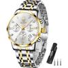 Iqiyi Herrenuhr Silber Business Beliebt Wasserdicht Quarz Analog Großes Zifferblatt Schick
