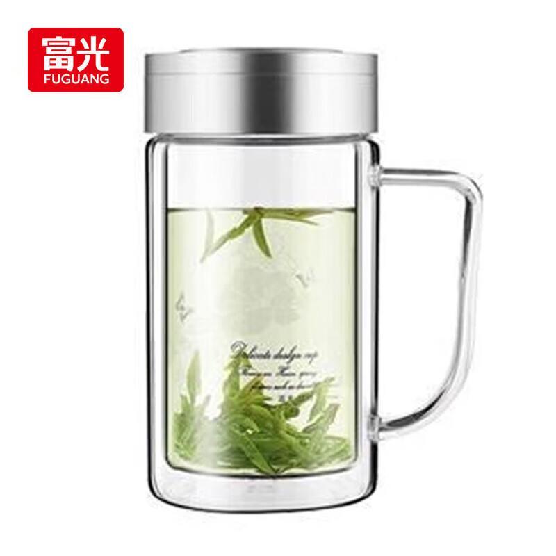 FUGUANG Jianpai Double-Layer Glass Mug