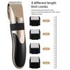 Professional Hair Clipper Rechargeable Men's Barber Beard Trimmer Low Noise Adult Kid Haircut Hair Cutting Machine