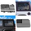Car Rear Window US Flag Decorative Decal Cover Sticker Jeep Wrangler 2021, 2022, 2024 Style 4 Door Edition External Accessories