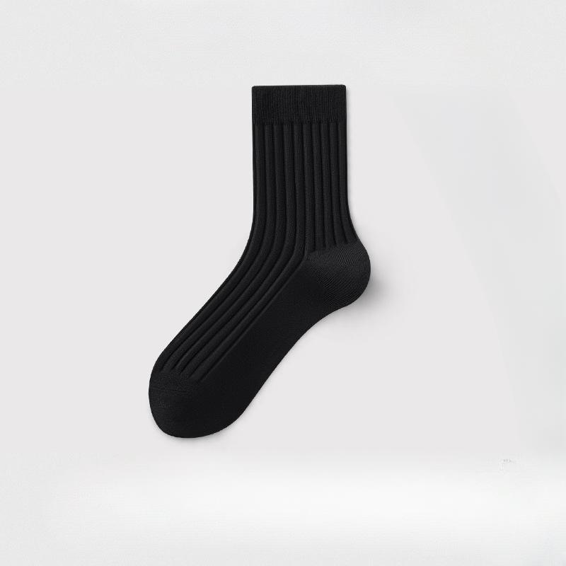 Men's Spring and Autumn Business Cotton Anti Pilling Tube Socks