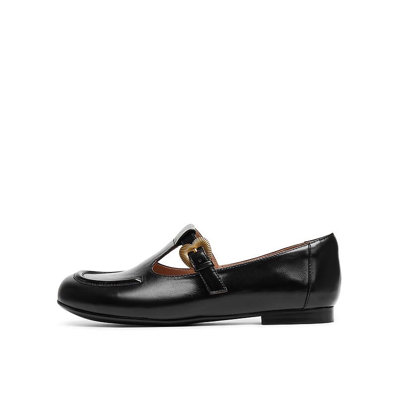French Style Heart Buckle Mary Jane Shoes