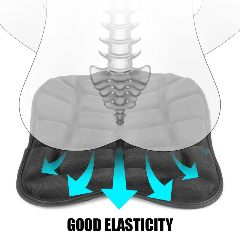 2 Pack Universal Anti Slip 3D Comfort Seat Cushion Motorcycle Comfort Breathable Front Rear Seat Cushion Motorbike Seat Cover