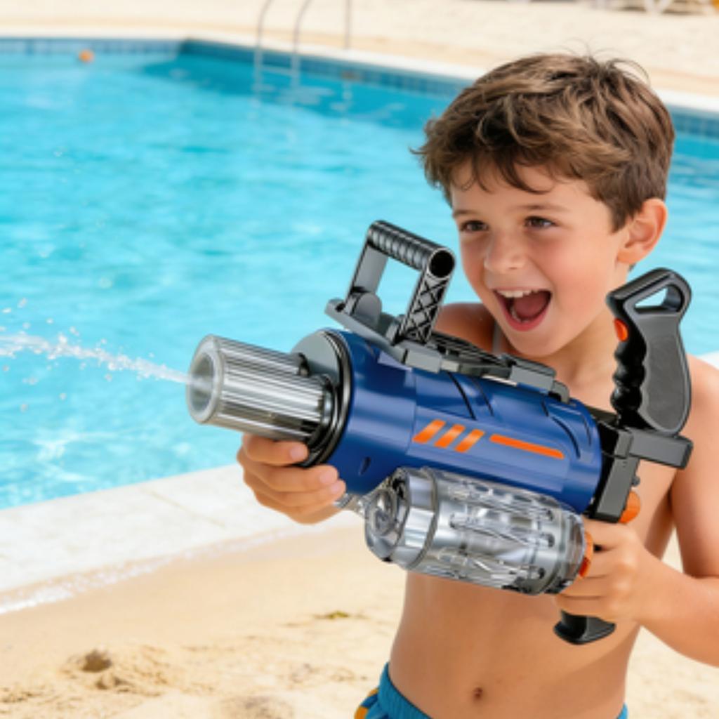 Double-barrel , Fully Automatic High-pressure Long-range Water , Children's Water Play Toy