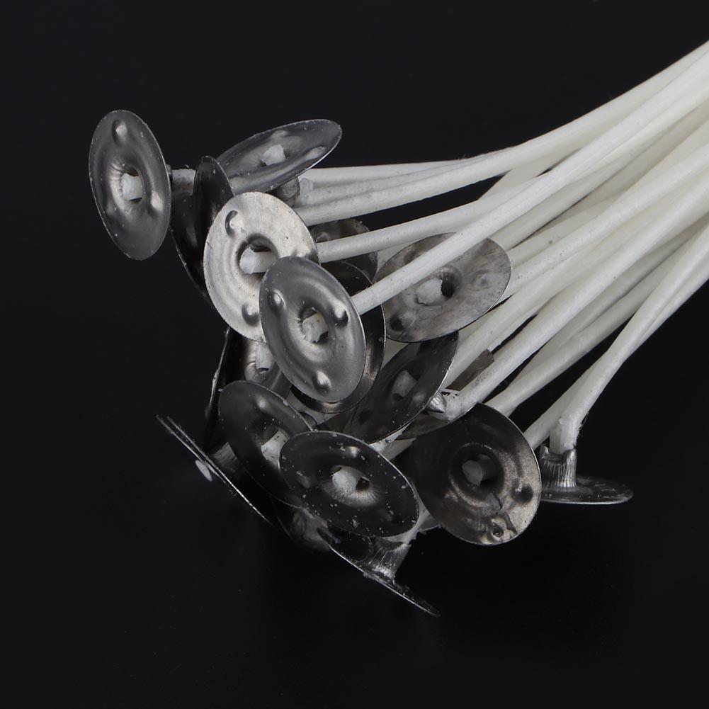100pcs Low Smoke DIY EcO friendly Handmade Candle Wick Lampwick (20cm)