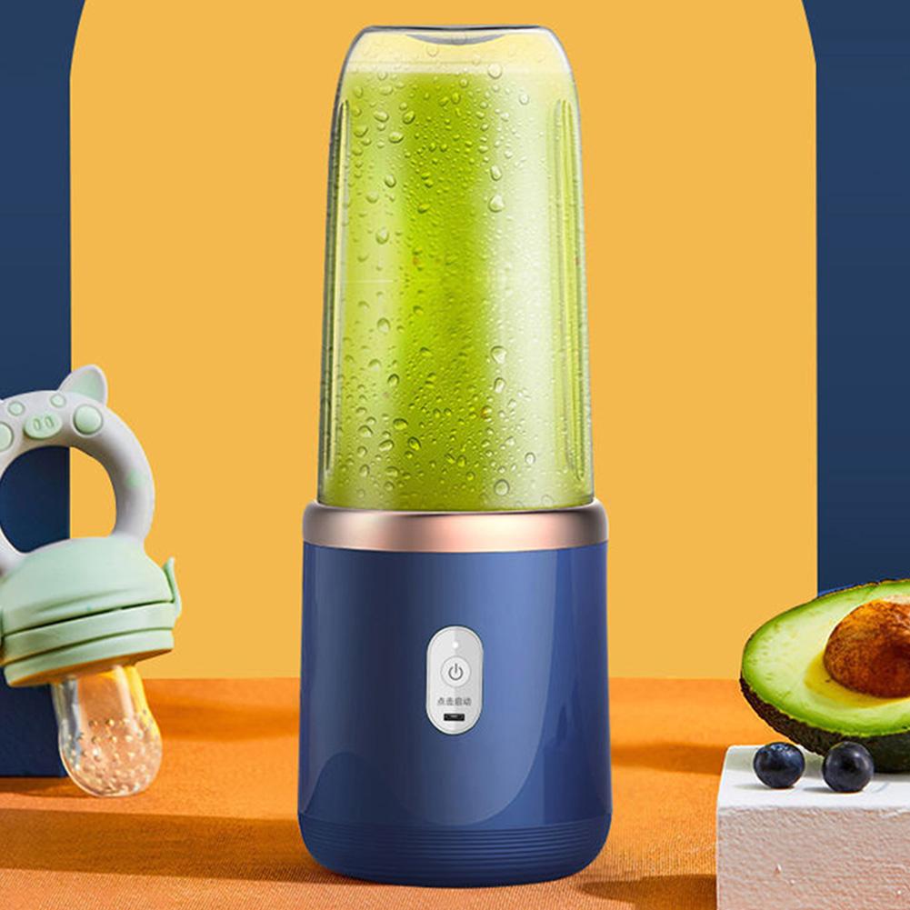 Portable Juicer Blender USB Rechargeable 400ML Fruit Shakes Juicer Mixer 40W Automatic Electric Juicer Wireless Smoothie Blender