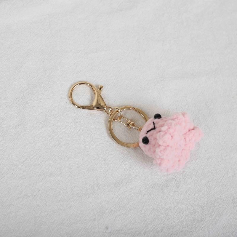 Mini Octopus Series Crochet Keychains Knitted Small Octopus Keyrings Cute Octopus Doll Keychain Custom Key Accessories