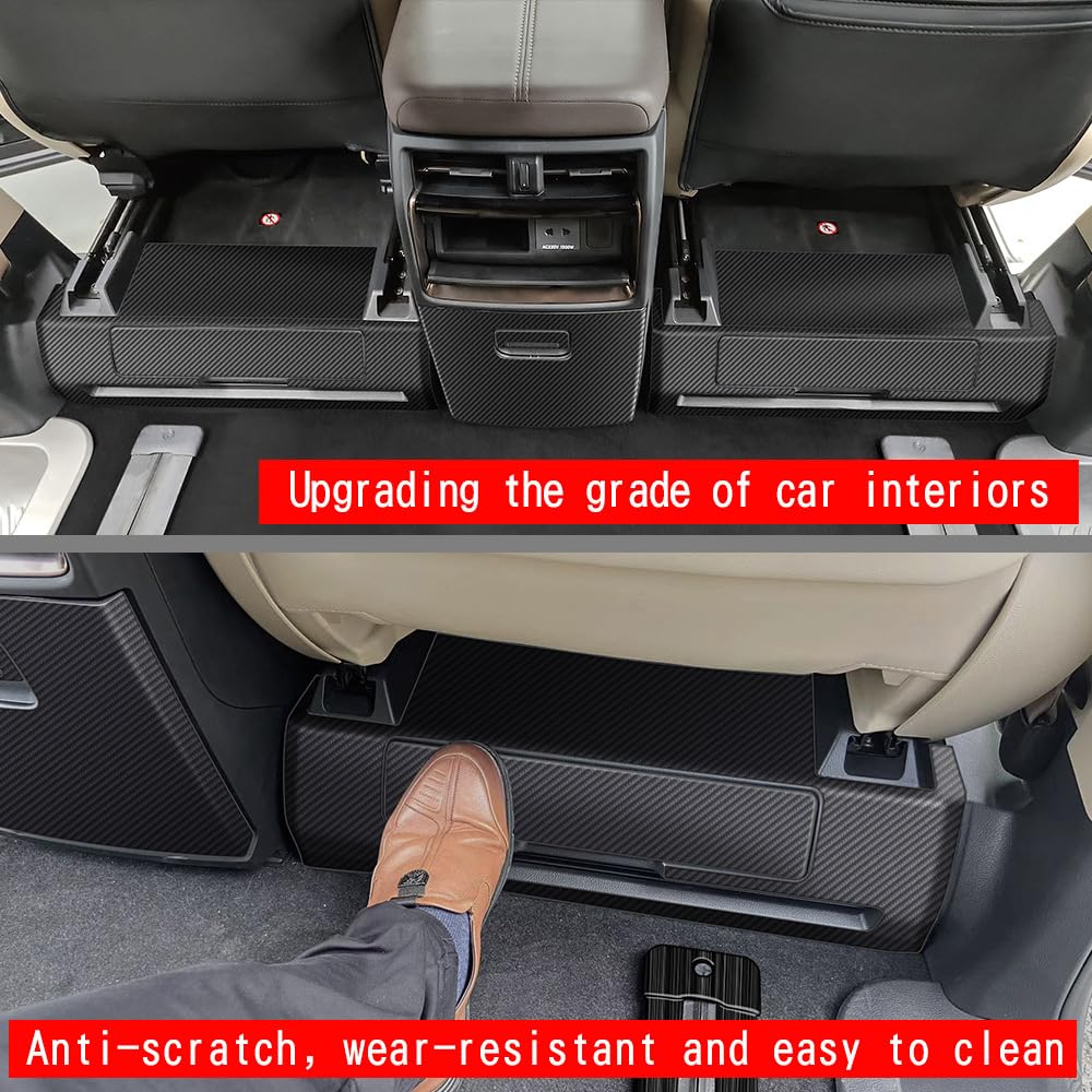 40 Series Alphard Vellfire Foot Side Kick Guard for Front Seat Lower Box Scratch/Stain