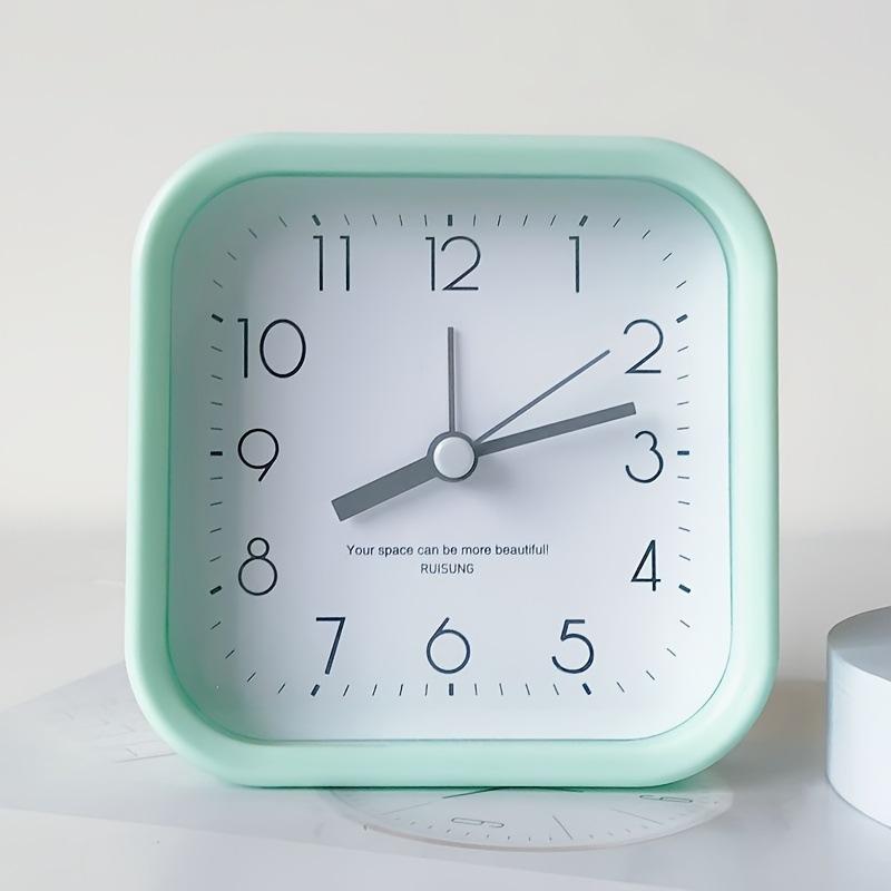 Personalized Square Simple Alarm Clock Three-dimensional Fashion Home Decoration Alarm Clock Student Digital Creative Desktop Learning Alarm Clock