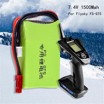 (H0826)Náhradní díl 7,4V 1500mah 2S Lipo baterie pro vysílač FS-GT5 2,4G 6CH
